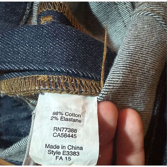 Madewell Flea Market Flare Denim Overall in Dark Washed indigo Sz Small - Picture 13 of 14